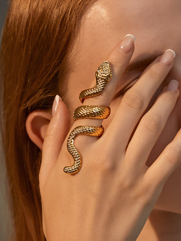 Snake Shape Color Rings Accessories