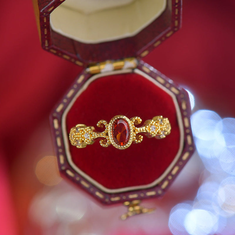 Alessandra Ruby Ring