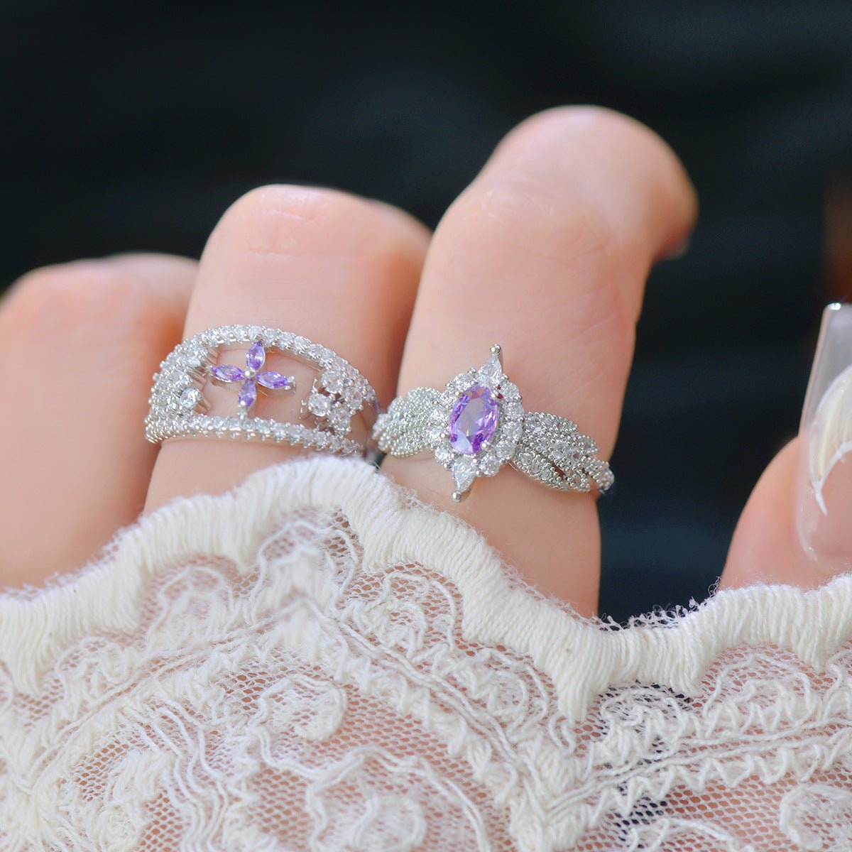Amethyst Allure Ring