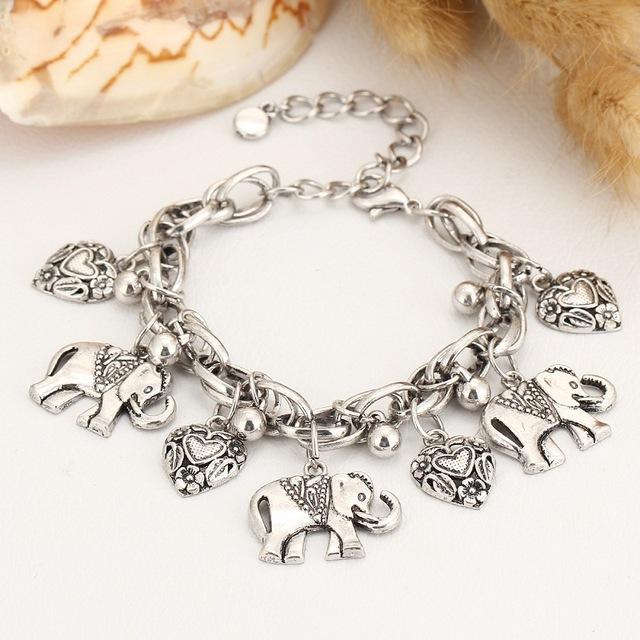 Style Elephant Charm Anklet