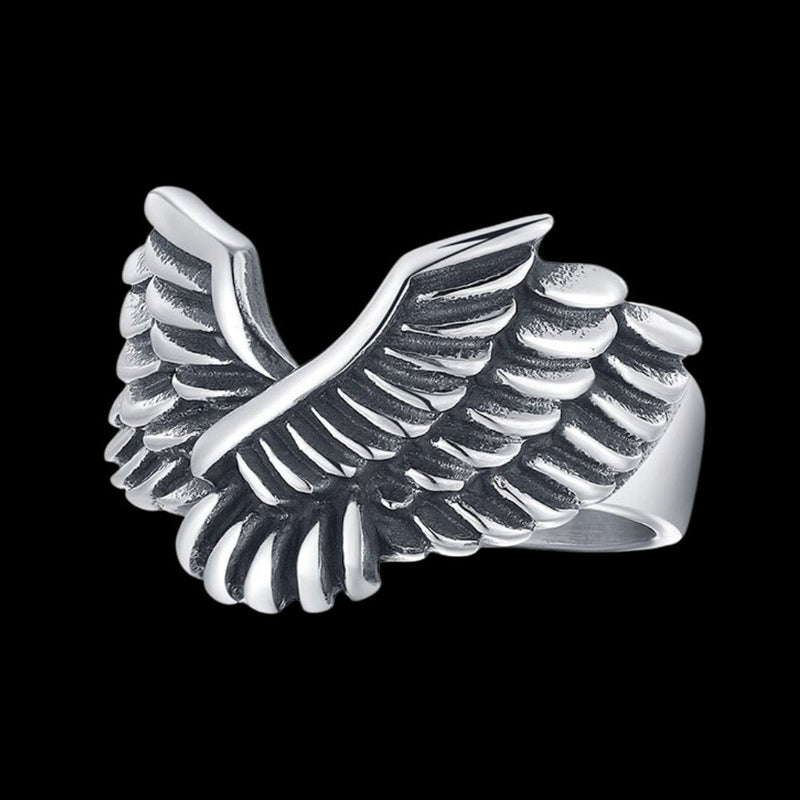 Antique Angel Wing Ring