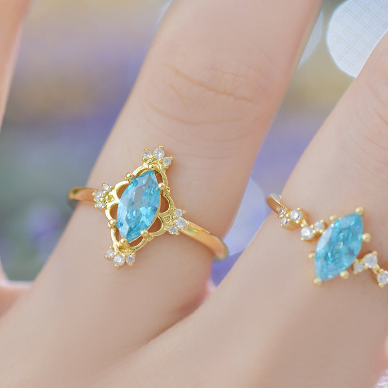 Azure Celestia Ring