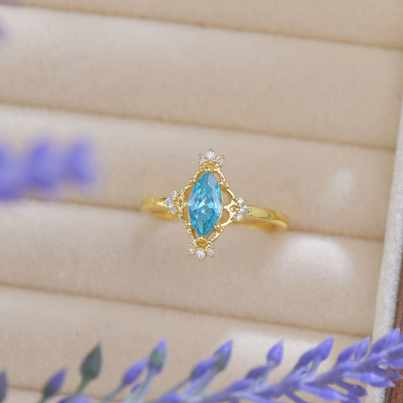 Azure Celestia Ring