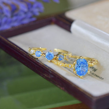 Azure Trilogy Ring