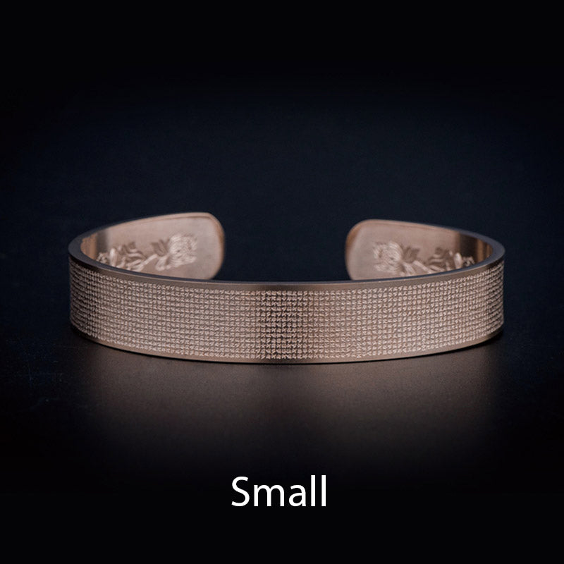 Titanium Steel Spiritual Bracelet With Shurangama Mantra
