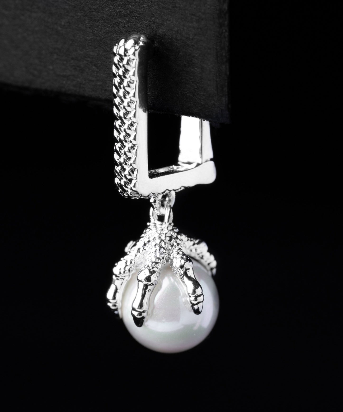 Diy Copper Overgild Zircon Pearl Drop Earrings