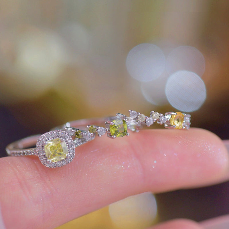 Citrine Poetry Ring