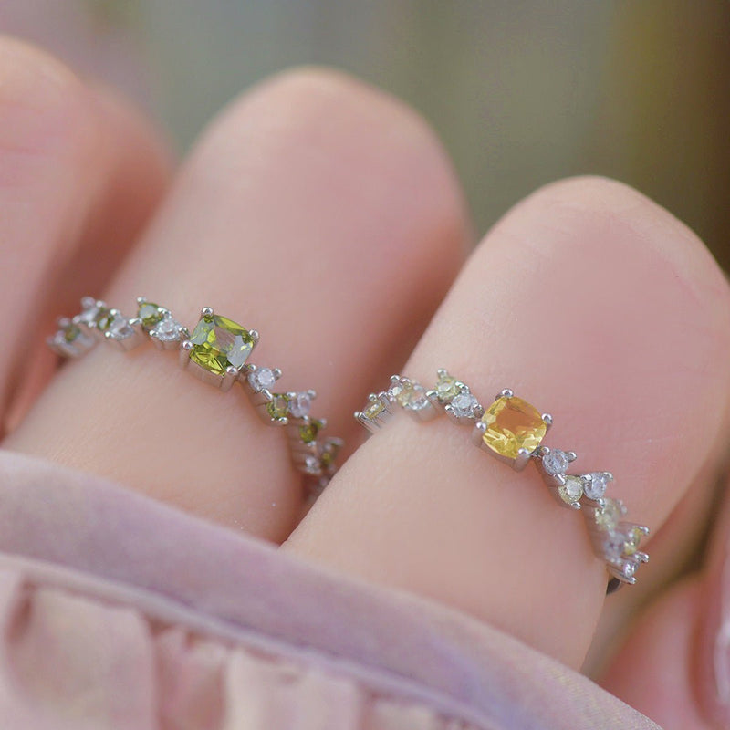 Citrine Poetry Ring