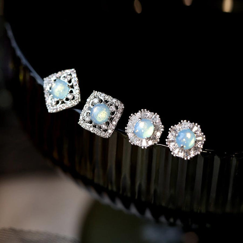 Baroque Stud Earrings - Sierra