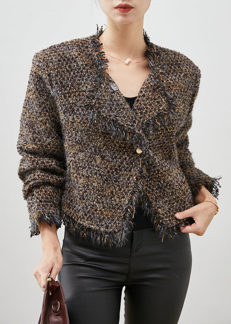 Black V Neck Duck Down Filled Short Coats Winter
