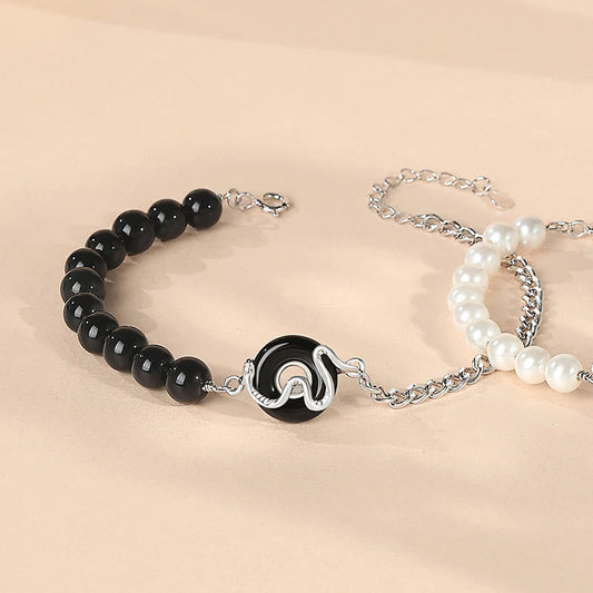 Black Obsidian Black Onyx Purification Bracelet