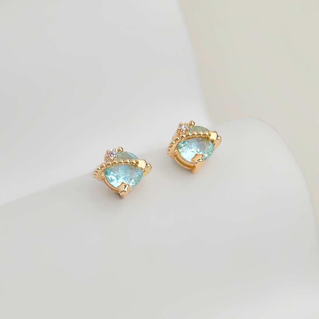 Blue Planet Stud Earrings