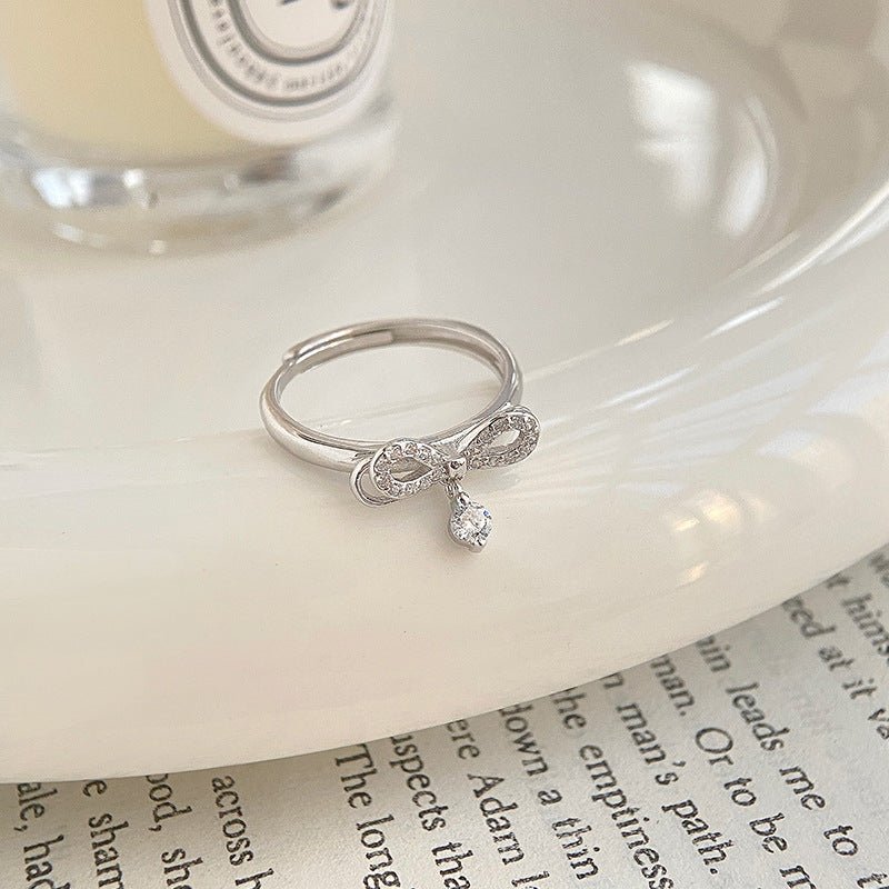 Silver Bow Ring