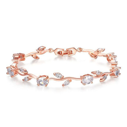 Enchanted Rose Crystal Bracelet