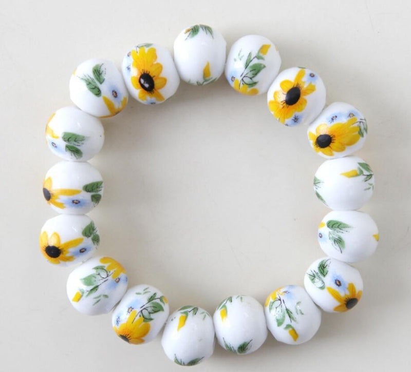 Jingdezhen Porcelain Beads Bracelet