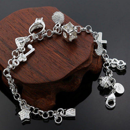 Silver Charm Bracelet