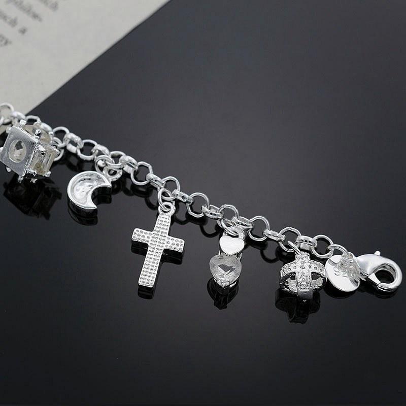 Silver Charm Bracelet