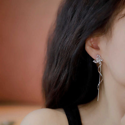 Tara Butterfly Drop Earrings