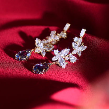 Yolanda Butterfly Drop Earrings