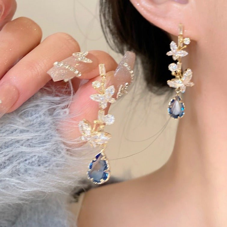 Yolanda Butterfly Drop Earrings
