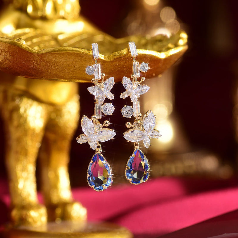 Yolanda Butterfly Drop Earrings