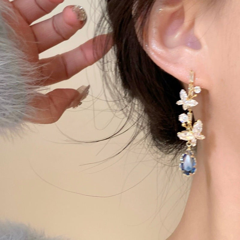 Yolanda Butterfly Drop Earrings