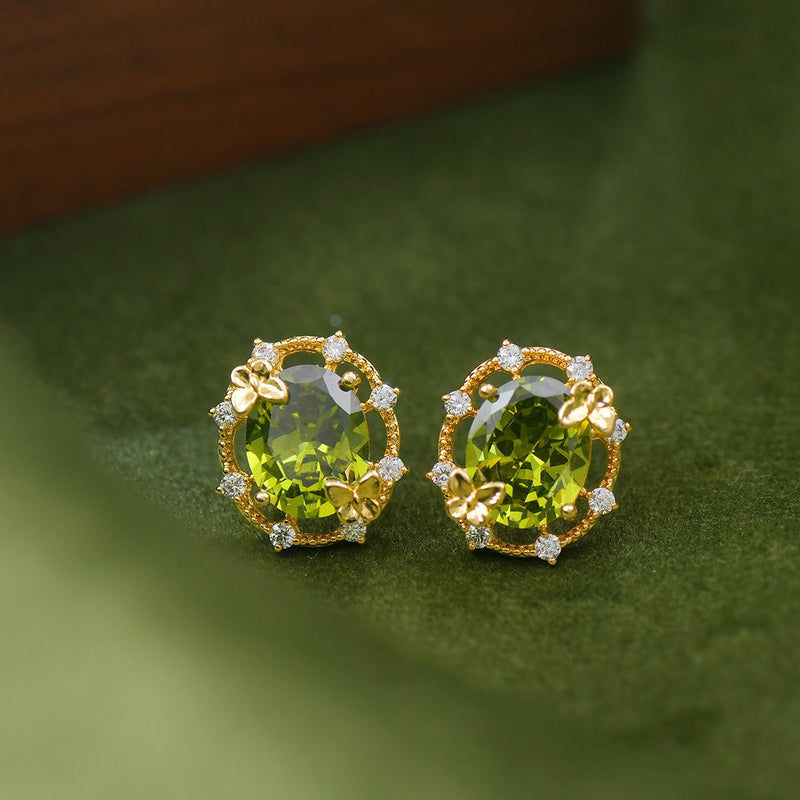 Butterfly Garden Stud Earrings