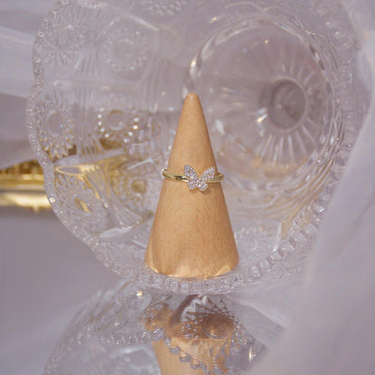 Golden Butterfly Ring