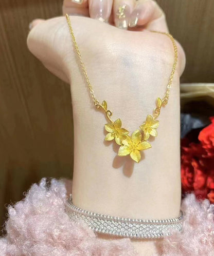 Gold Stainless Steel Overgild Princess Necklace