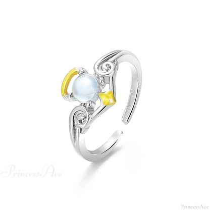 Dark Animal Butterfly Zircon Star Ring