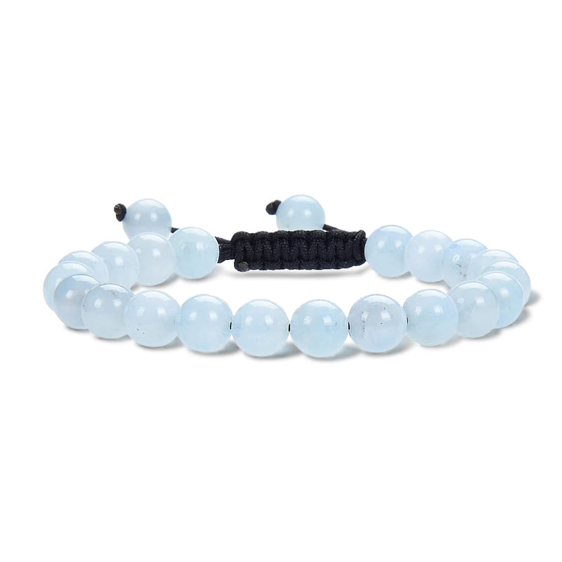 Adjustable Spiritual Healing Bracelet With Gemstone Beads