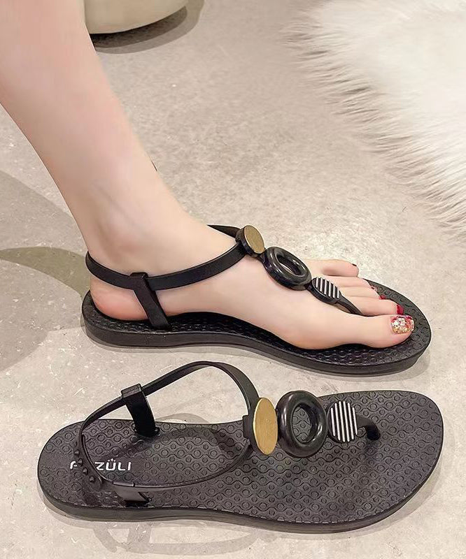 Versatile Soft Flats Walking Sandals Peep Toe