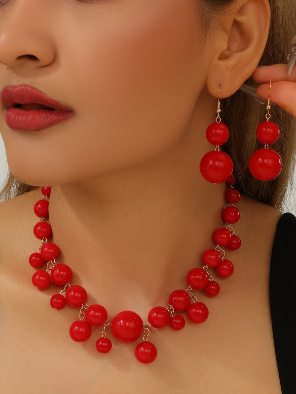 Split-joint Earrings Accessories + Necklaces Accessories Three Pieces