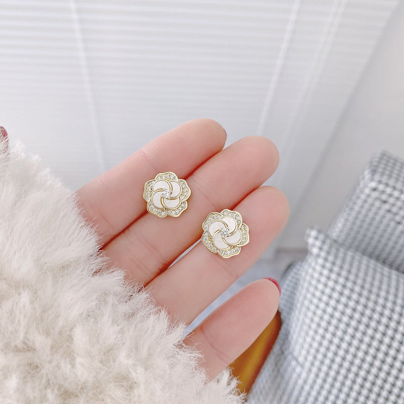 Camellia Stud Earrings