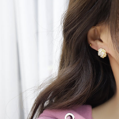 Camellia Stud Earrings
