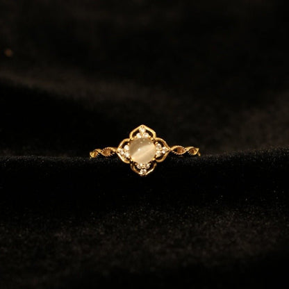 Cat's Eye Opal Ring