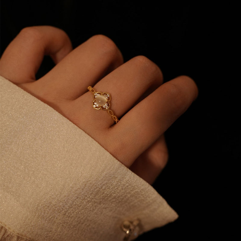 Cat's Eye Opal Ring