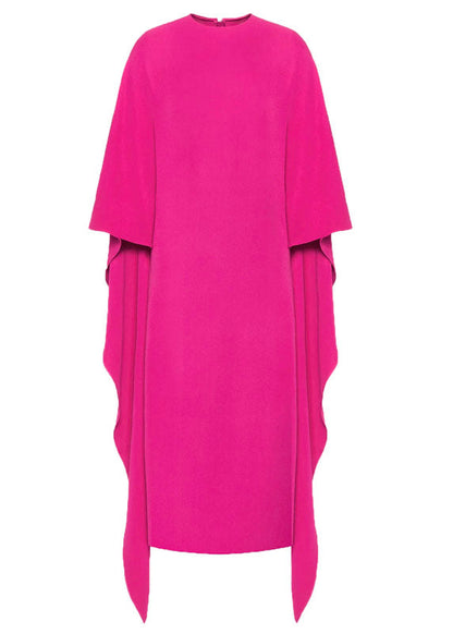 Rose Asymmetrical Design Holiday Maxi Dress Fall