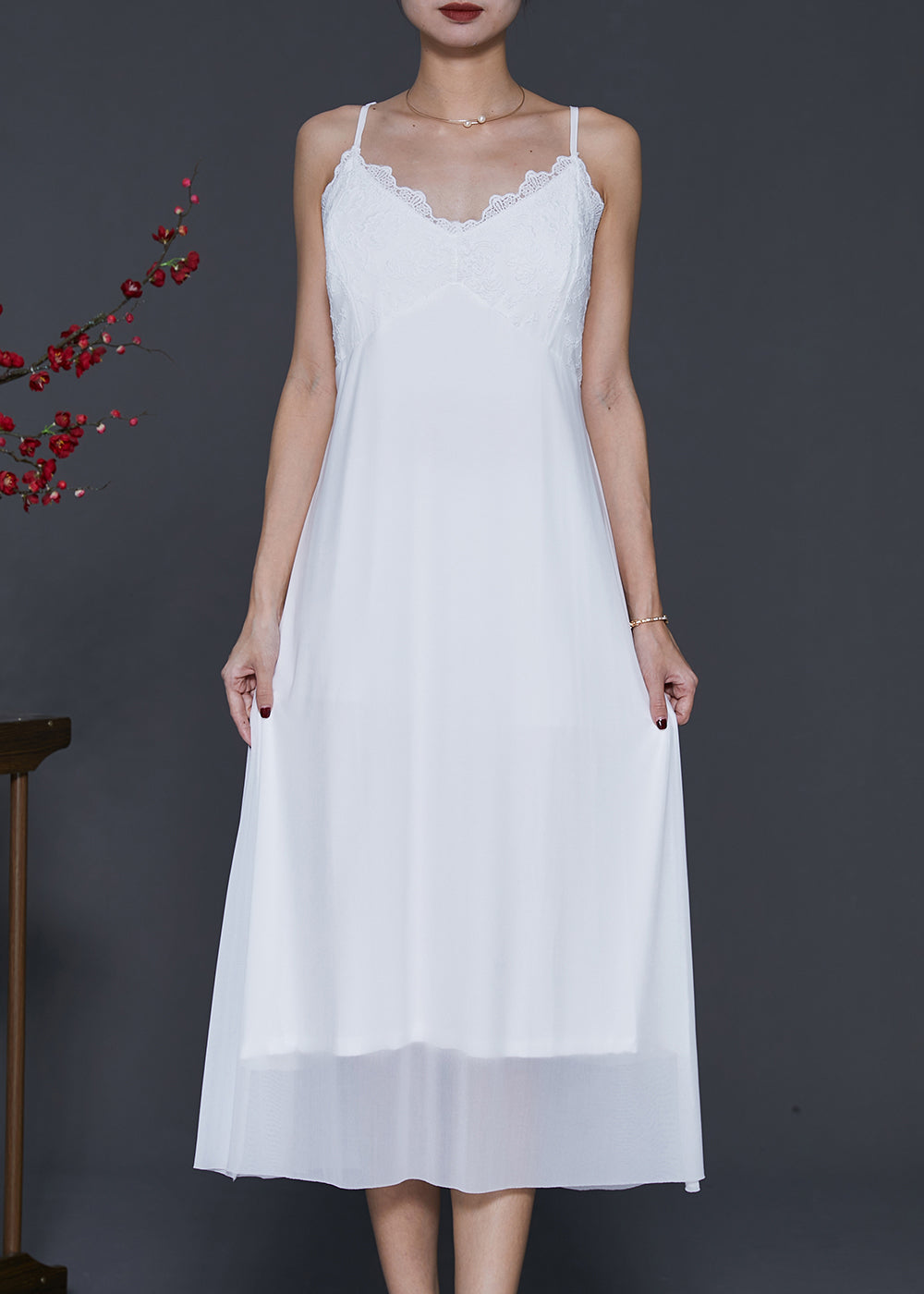 Diy White Bustier Top Chiffon Spaghetti Strap Dress Summer