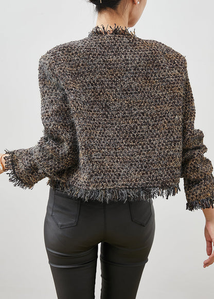 Black V Neck Duck Down Filled Short Coats Winter