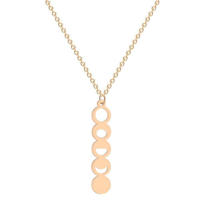 Lunar Transformation Moon Phase Necklace