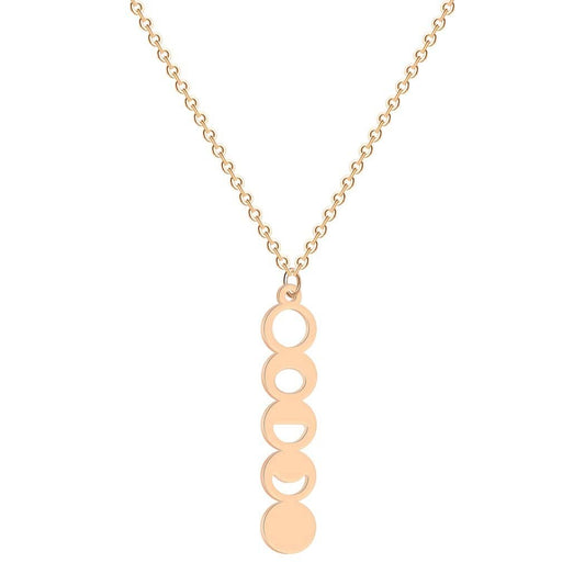 Lunar Transformation Moon Phase Necklace