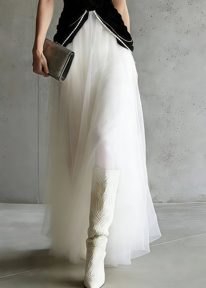 Black Halter Patchwork Tulle Flower Decorated Dinner Dress Sleeveless