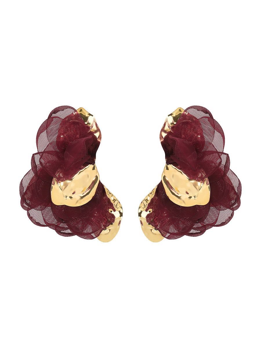 Flower Shape Earrings Accessories