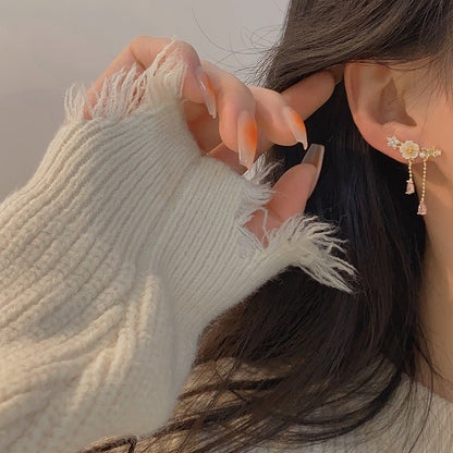 Gianna Cherry Blossom Drop Earrings