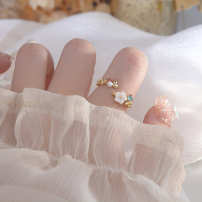 Cherry Blossom Ring Set
