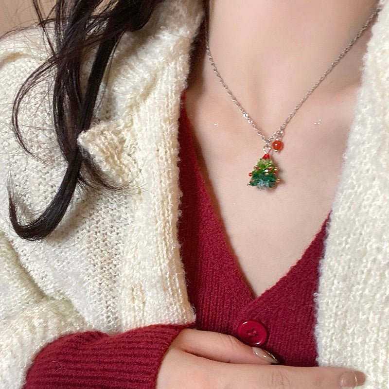 Christmas Tree Necklace