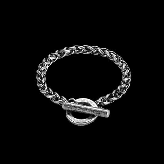Circle Bar Franco Bracelet