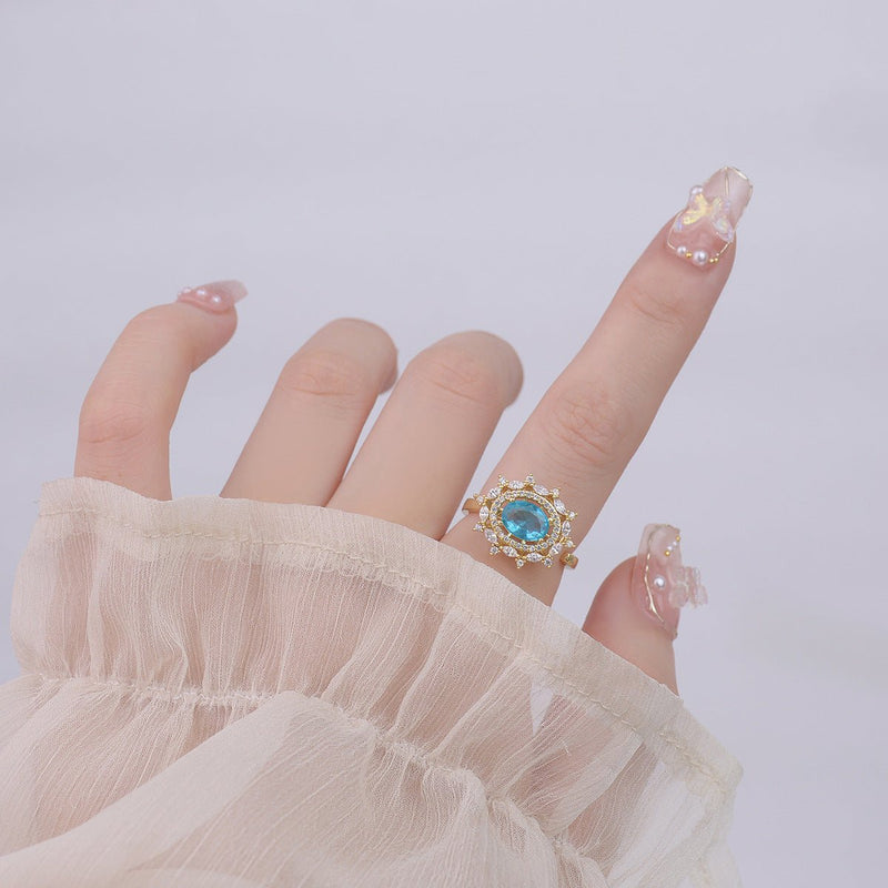 Marilyn Blue Gemstone Ring
