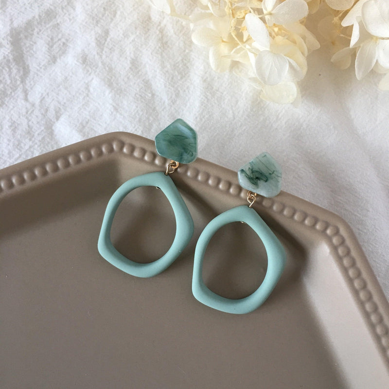 [] Geometry Earrings (3 Colors)